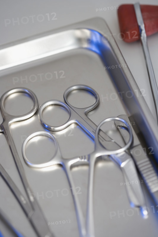 Still life of medical instruments.