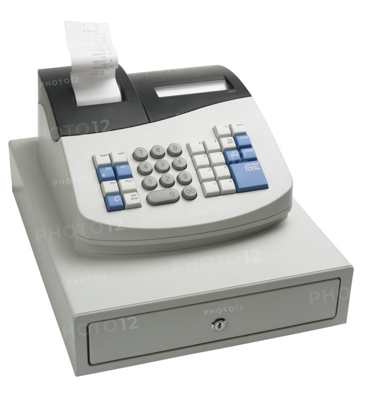 Still life of cash register.