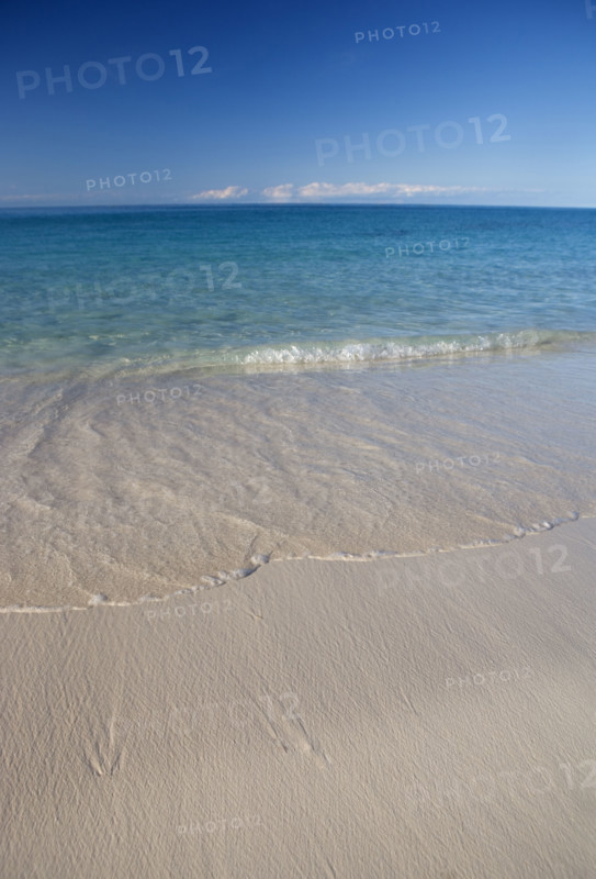Deserted tropical beach.