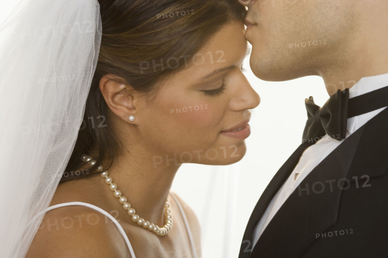 Portrait of bride and groom.