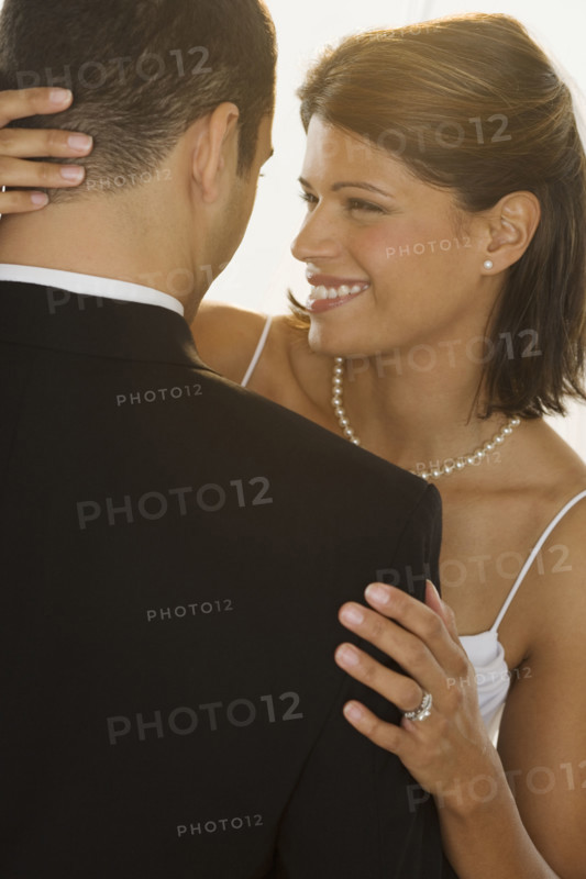 Portrait of bride and groom.