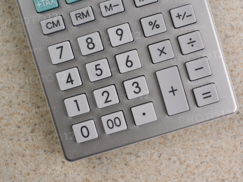 Still life of a calculator.