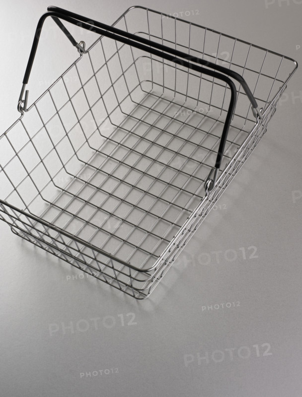 Still life of empty shopping basket.