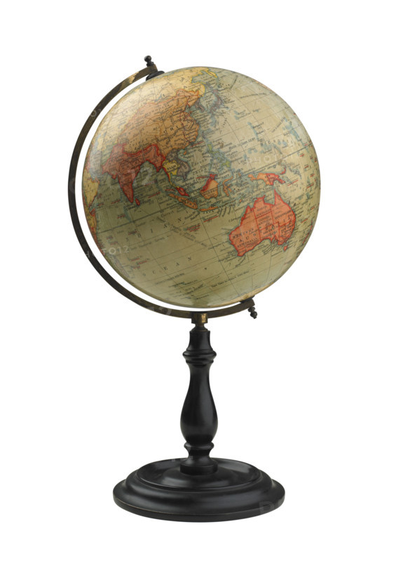 Still life of globe.