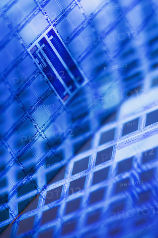 Close up of silicon chips.