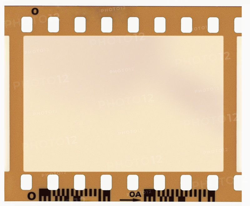 One blank frame of film.