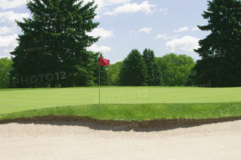 Detail of golf course sand trap.