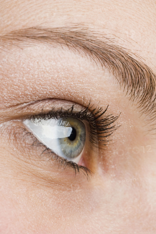 Close up of woman’s eye.