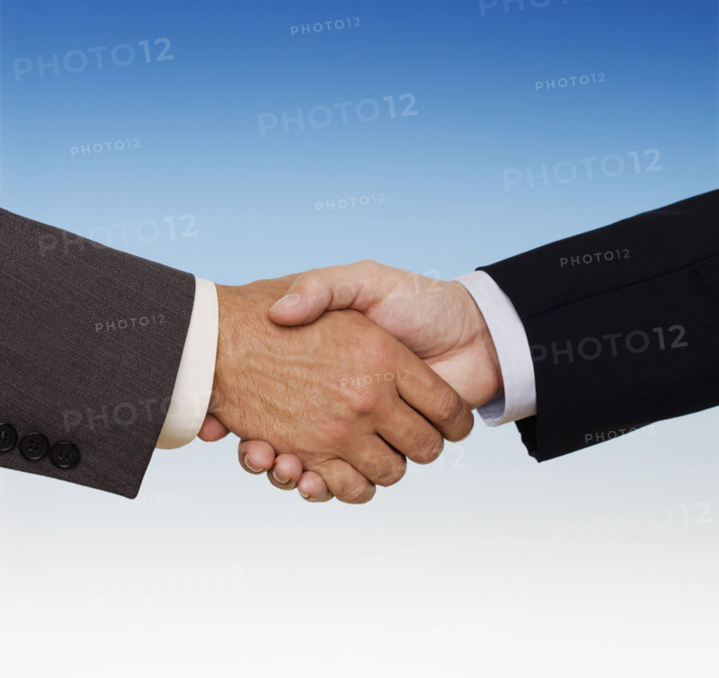 Businessmen shaking hands.