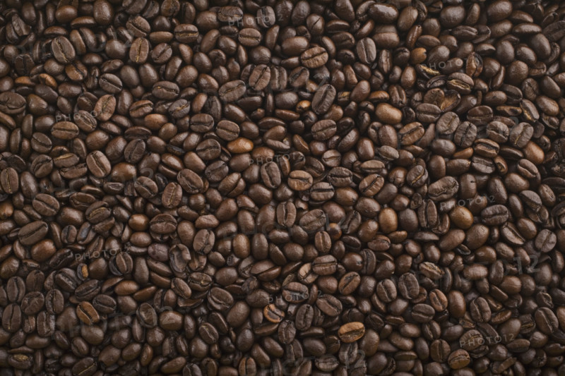 Close up of coffee beans.