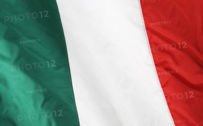 Close up of Italian flag.