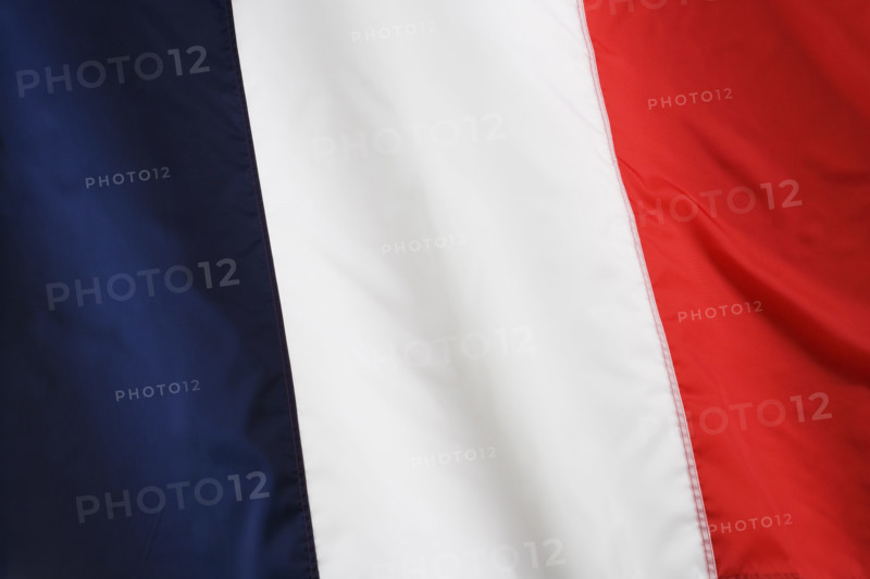 Close up of French flag.