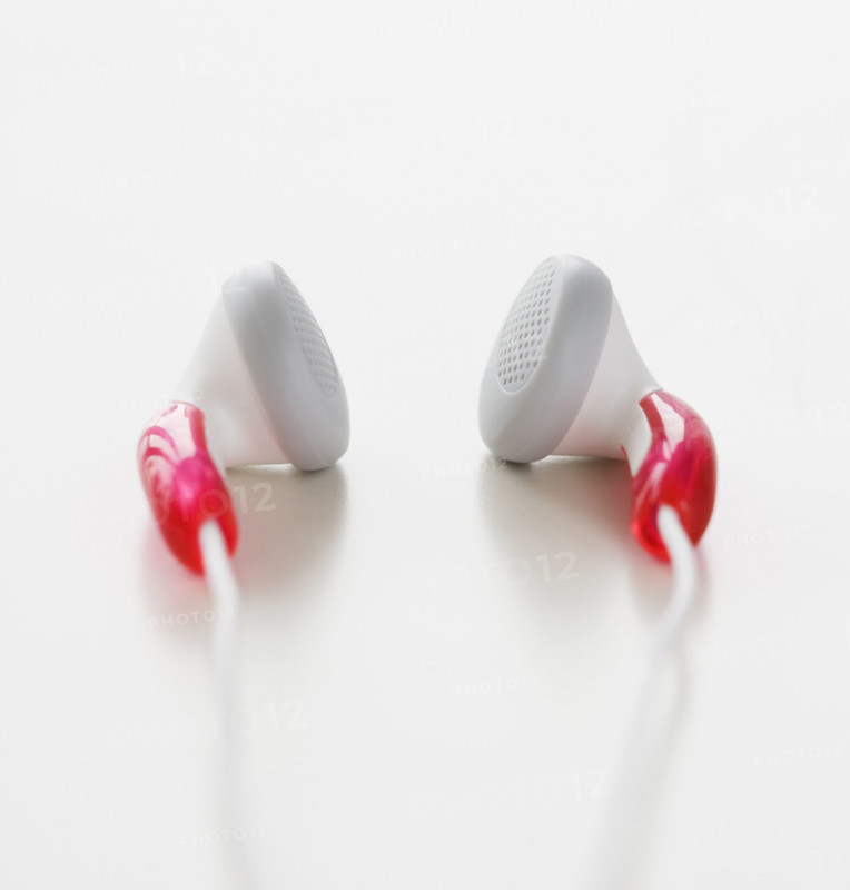 Close up of ear buds.
