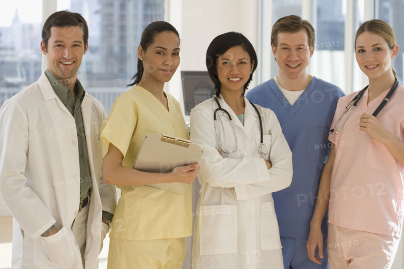 Portrait of medical professionals.