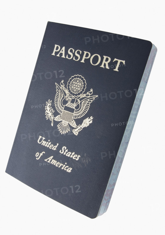 Close up of United States passport.