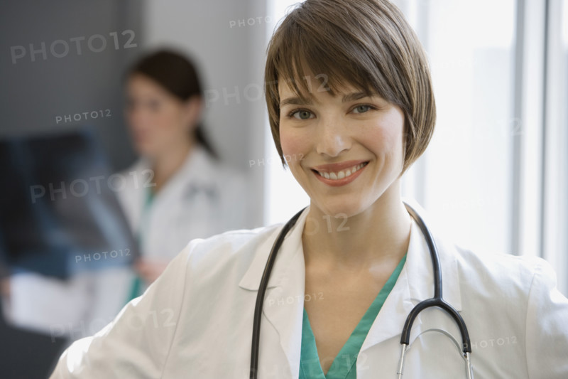 Portrait of female doctor.