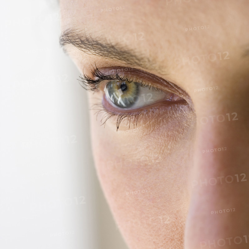 Close up of woman’s eye.