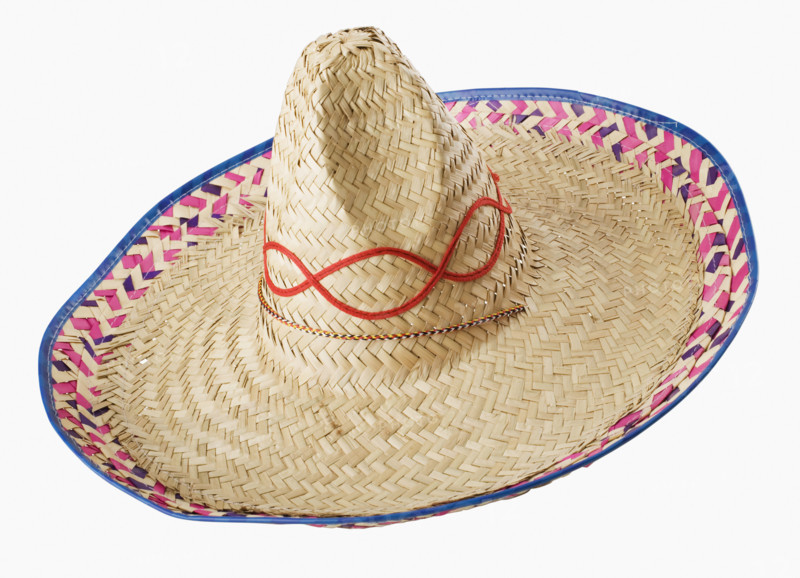Close up of sombrero.
