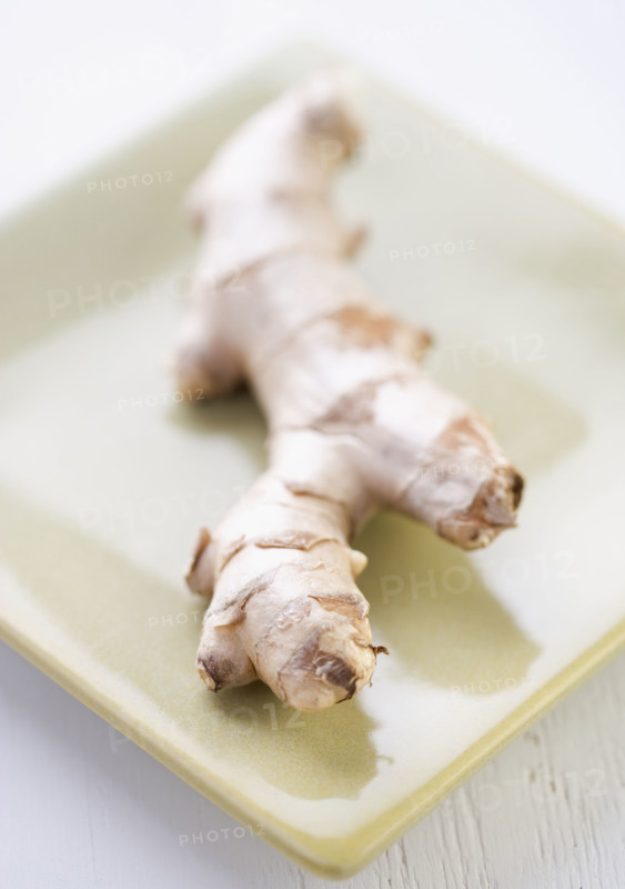 Closeup of ginger root. Date : 2006