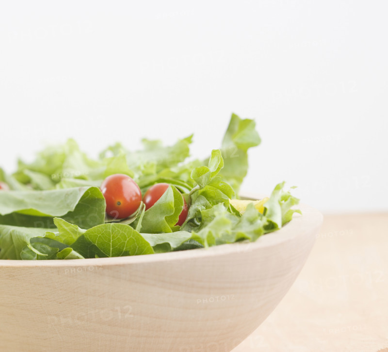 Close up of bowl of salad. Date : 2006