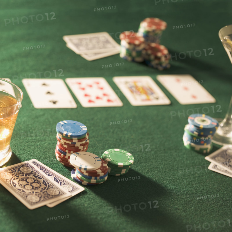 Still life of a poker game. Date : 2006