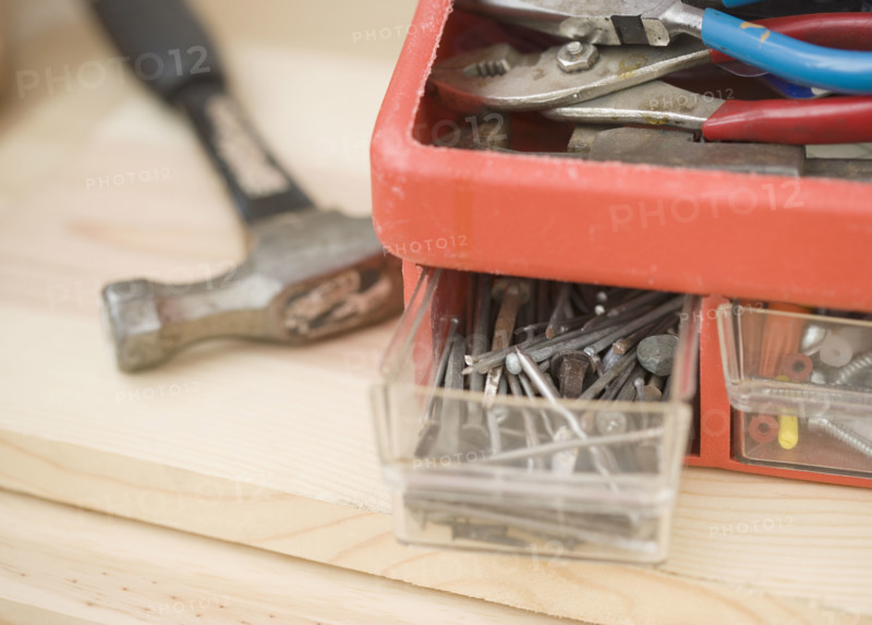 Close up of toolbox. Date : 2006