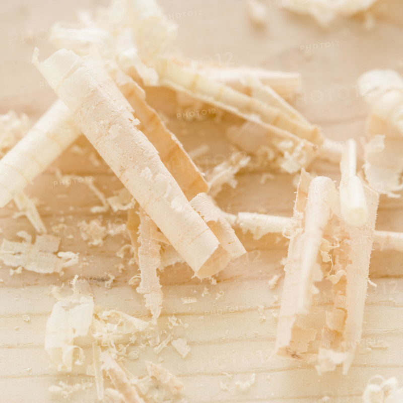 Close up of wood shavings. Date : 2006