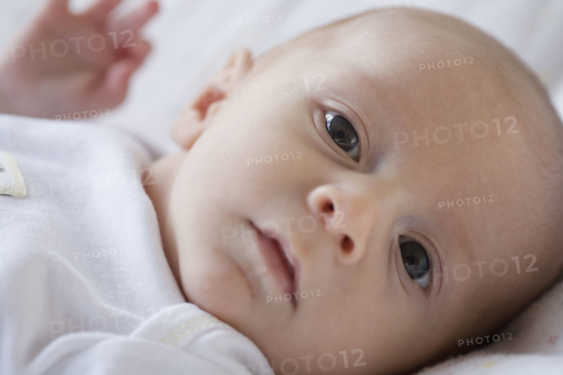 Close up of baby. Date : 2007