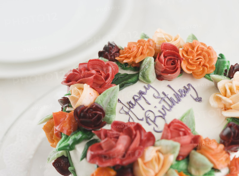 A colorful birthday cake. Date : 2006