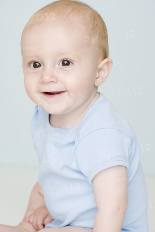Close up of baby smiling. Date : 2007
