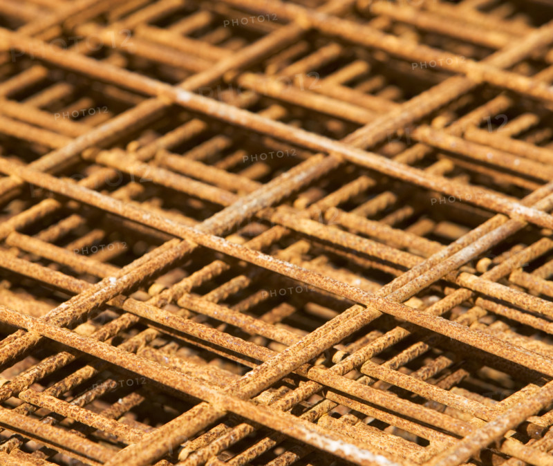 Close up of stacked metal. Date : 2007