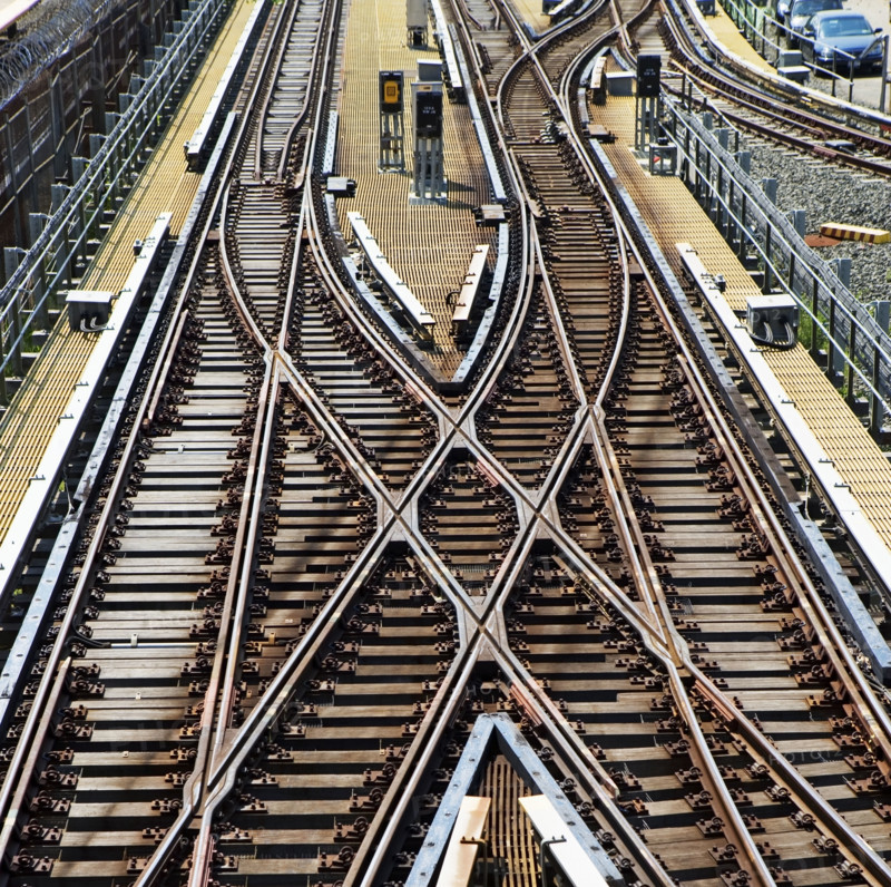 railroad tracks. Date : 2007