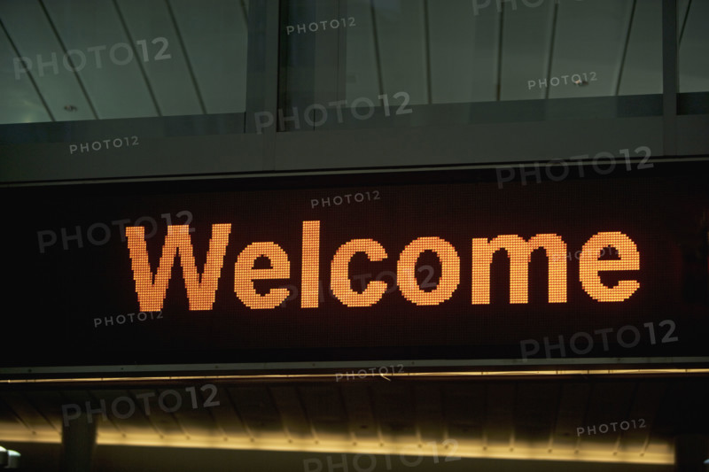 welcome sign. Date : 2007