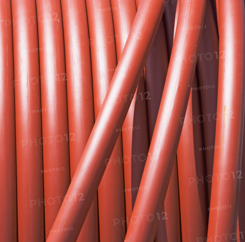 Close up of rolled hose. Date : 2007