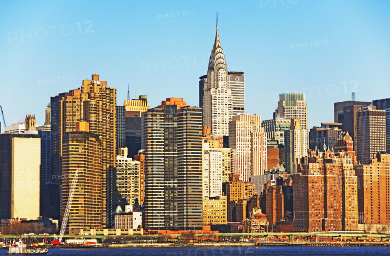City skyline along water. Date : 2007