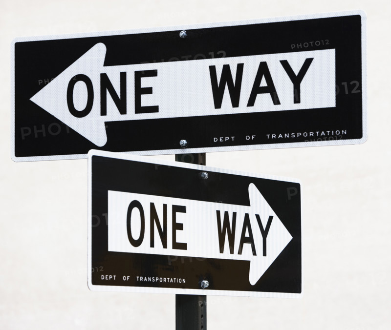 one way signs. Date : 2007