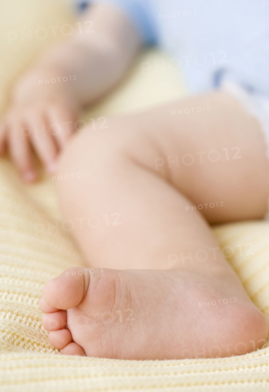 Close up of baby’s foot. Date : 2007