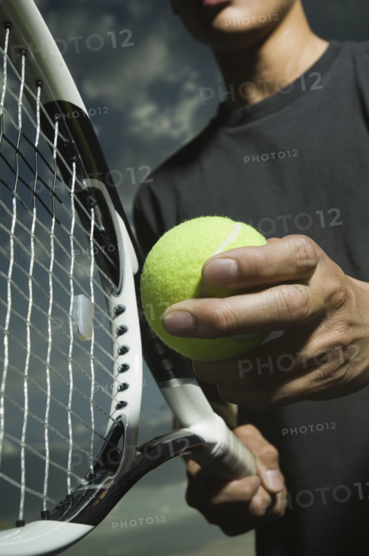 Close up of tennis player. Date : 2007