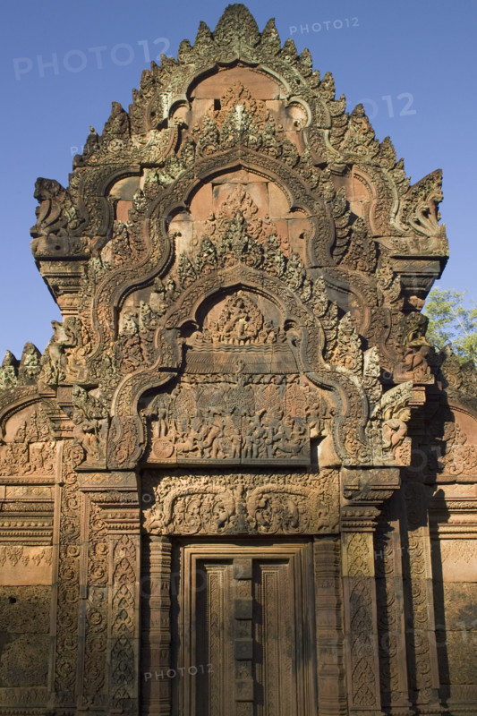 Ancient Temple Angkor Wat Banteay Srei Cambodia Khmer. Date : 2006