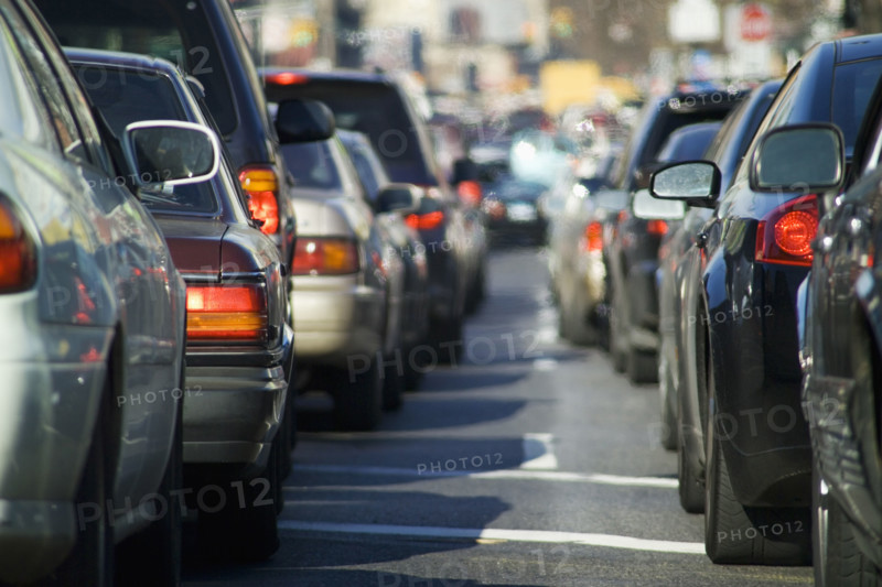 Bumper to bumper traffic. Date : 2006
