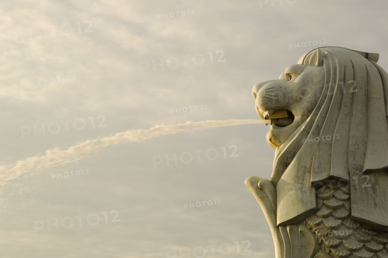 Merlion Singapore. Date : 2006