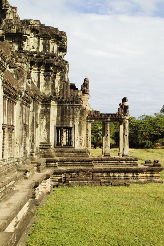 Ancient Temple Angkor Wat Cambodia Khmer. Date : 2006