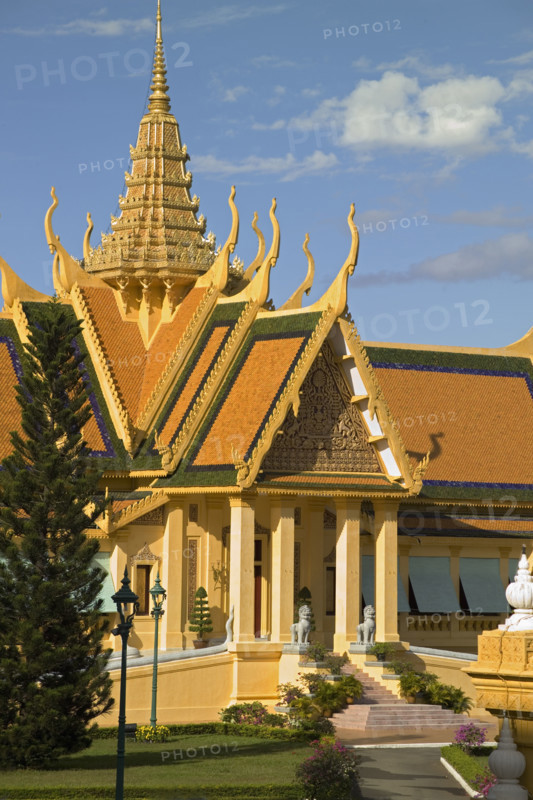Royal Palace Phnom Penh Cambodia Khmer. Date : 2006