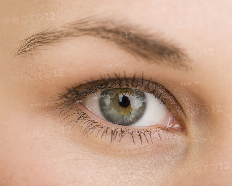 Extreme close up of woman’s eye.