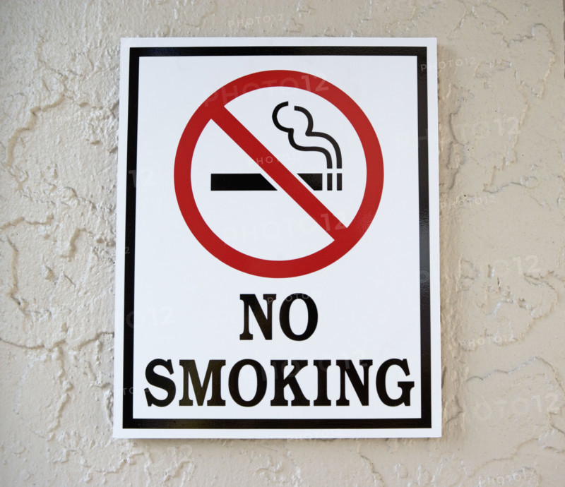 no smoking sign. Date : 2008