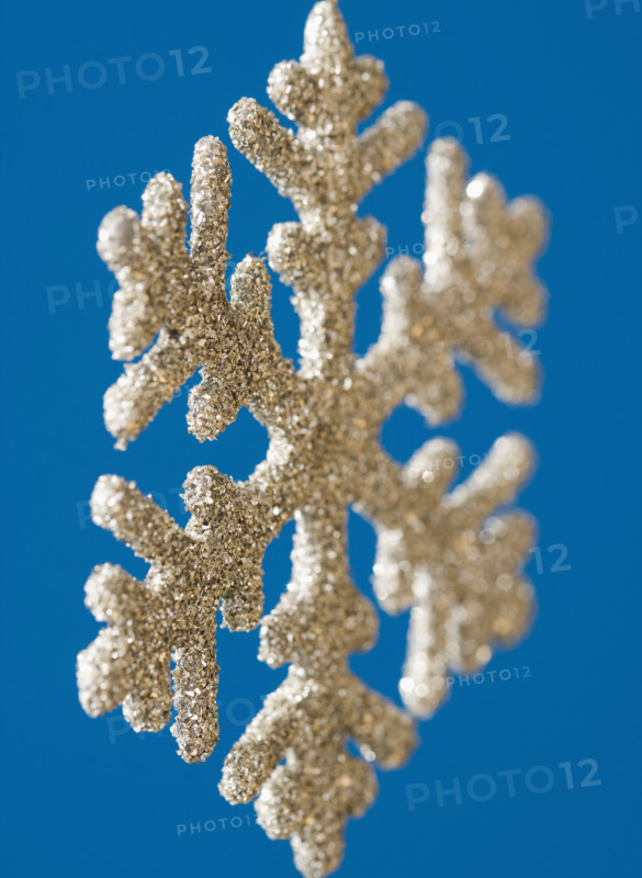 Close up of snowflake ornament. Date : 2008
