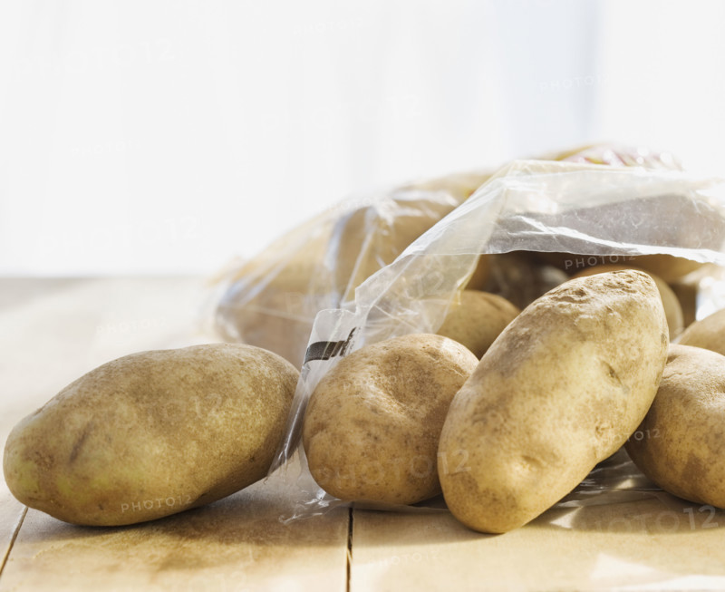 Close up of potatoes. Date : 2008