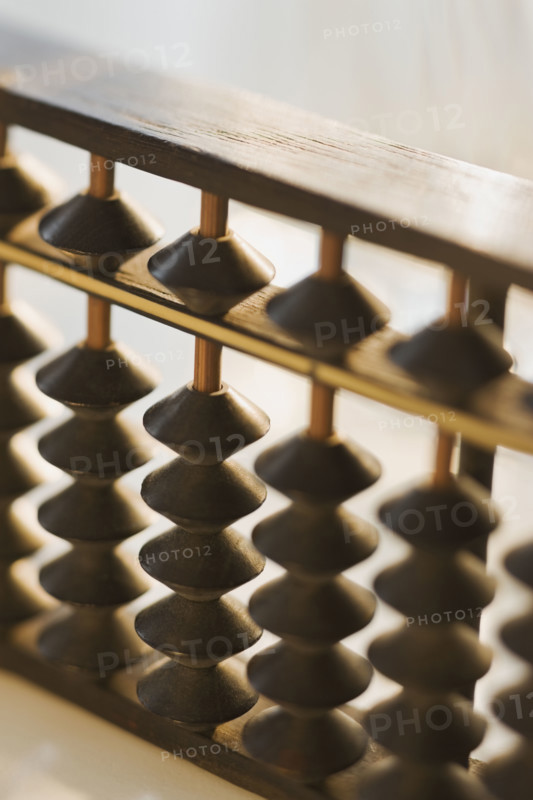 Close up of abacus.