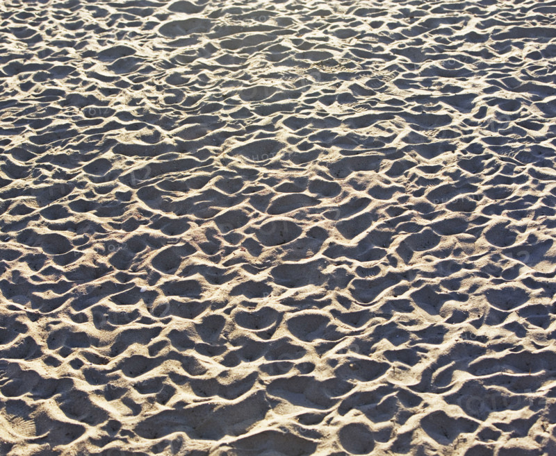 High angle view of sand. Date : 2008