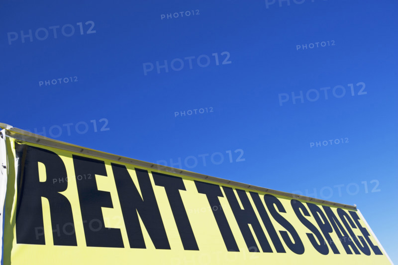 rent space sign. Date : 2008